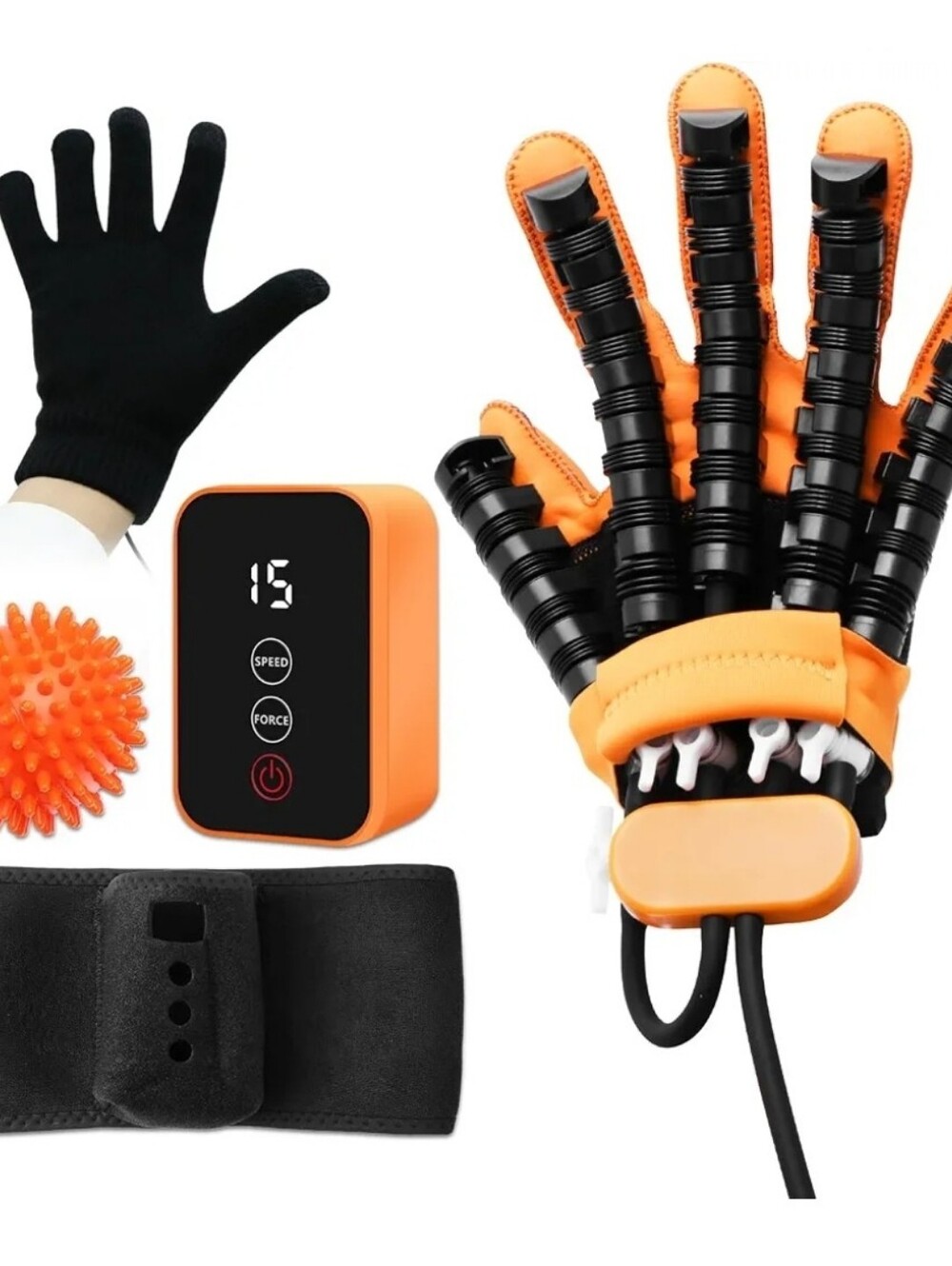Rehabilitation Robot Gloves Rechargeable Portable Cordless Hand - Picture 8 of 8